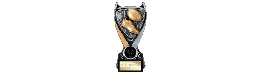 WOLVERINE TOWER RUGBY AWARD - 3 SIZES - 16CM TO 20CM WOLVERINE TOWER RUGBY AWARD - 3 SIZES - 16CM TO 20CM